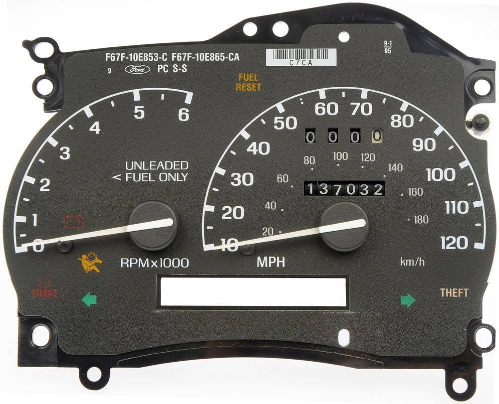 Ford ranger instrument cluster replacement #2