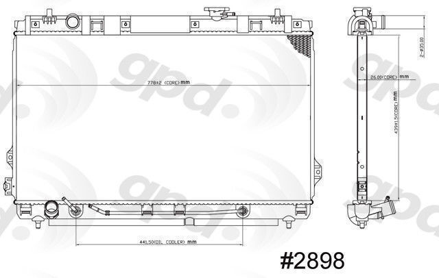 Global Parts 2898C Radiator