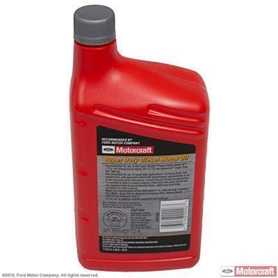 MOTORCRAFT XO15W40QSD SAE 15W-40 SUPER DUTY DIESEL MOTOR OIL