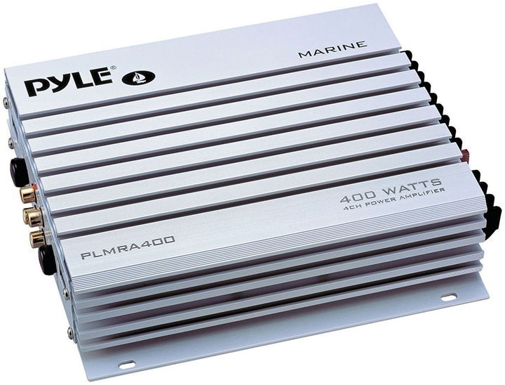 Pyle Hydra Marine Amplifier - Upgraded Elite Series 400 Watt 4 Channel ...