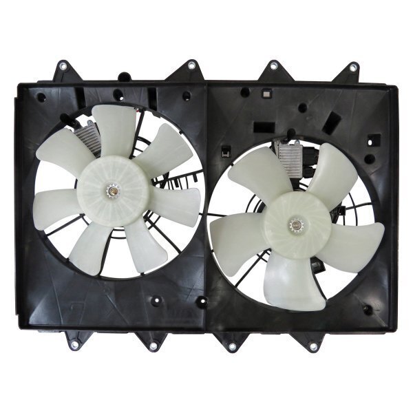 TYC 624670 Dual Radiator and Condenser Fan Assembly for 2008 Mazda CX-9  3.7L V6 Gas DOHC