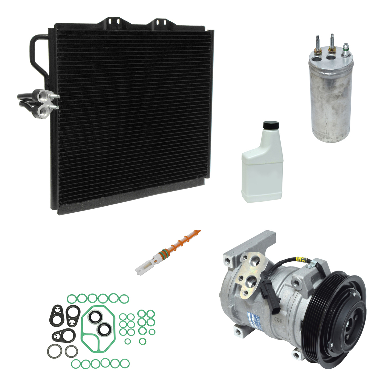2003 Jeep Wrangler A/C Compressor and Component Kit - Universal Air  Conditioner KT4064A