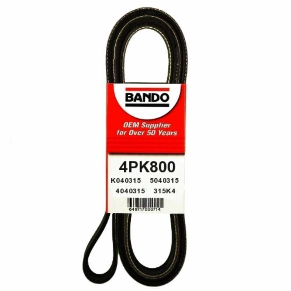 Bando 4PK800 Accessory Drive Belt - 2015 Scion iQ