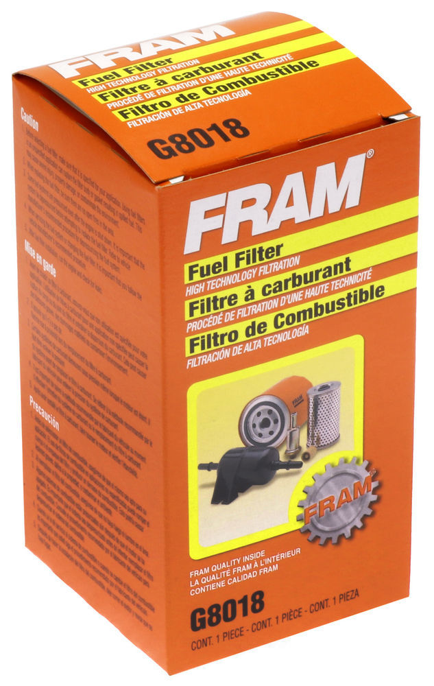 FRAM Filtro de combustible en línea G10166