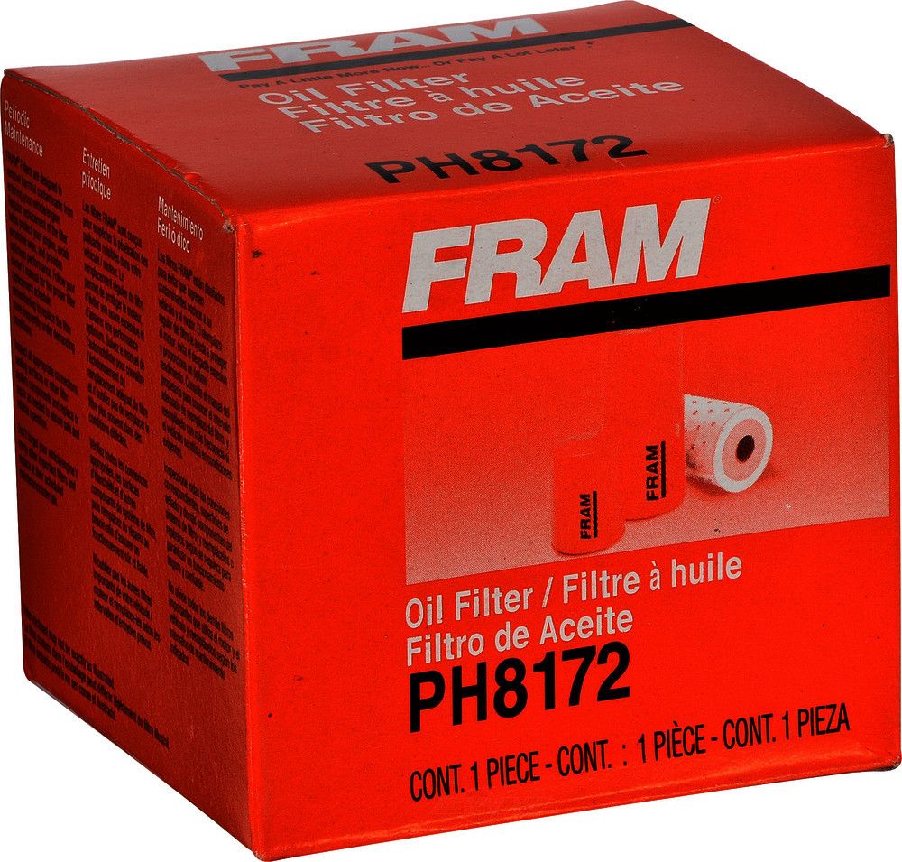 1983 Fiat X-1/9 Engine Oil Filter Fram PH8172