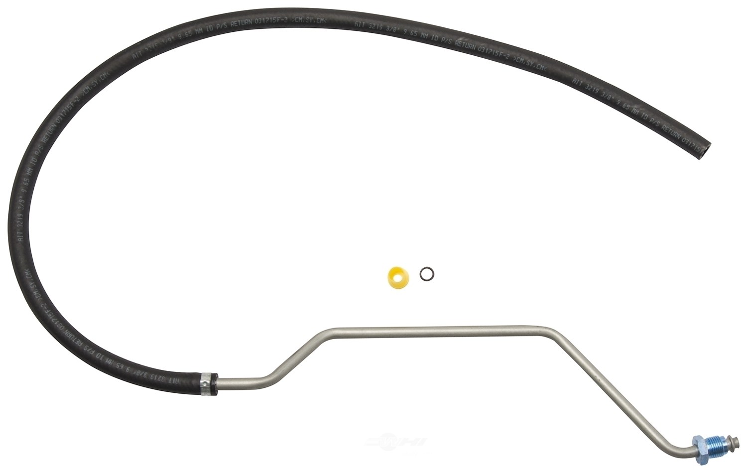 Gates 364680 Power Steering Return Line Hose Assembly for 1984 Saab 900