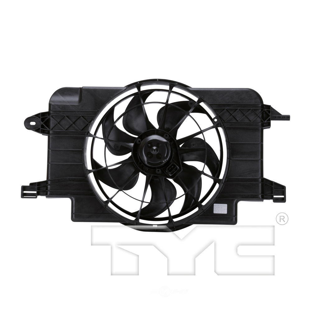 TYC 620390 Dual Radiator and Condenser Fan Assembly for 1994 Saturn SW1  1.9L L4 Gas SOHC
