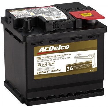 ACDelco LN1AGM Vehicle Battery For 14-22 Chevrolet Bolt EV Spark